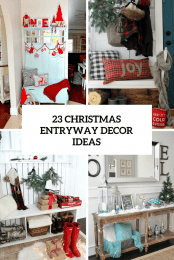 23 Christmas Entryway Decor Ideas Cover