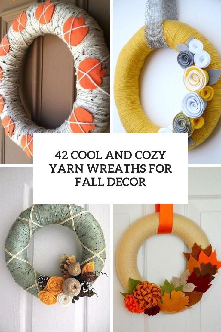 Yarn Fall Wreaths Cover