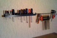 25 IKEA Ribba tool rack