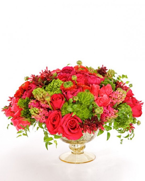 25 Flower Decoration Ideas For Valentine’s Day - DigsDigs