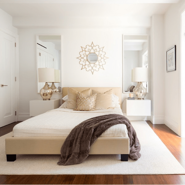 Decorate Your Bedroom With Mirrors, Mirror Behind Nightstand Decorating Ideas