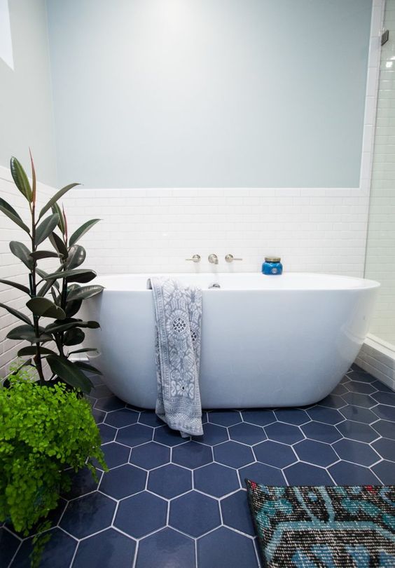 50 Cool Bathroom Floor Tiles Ideas You Should Try - DigsDigs