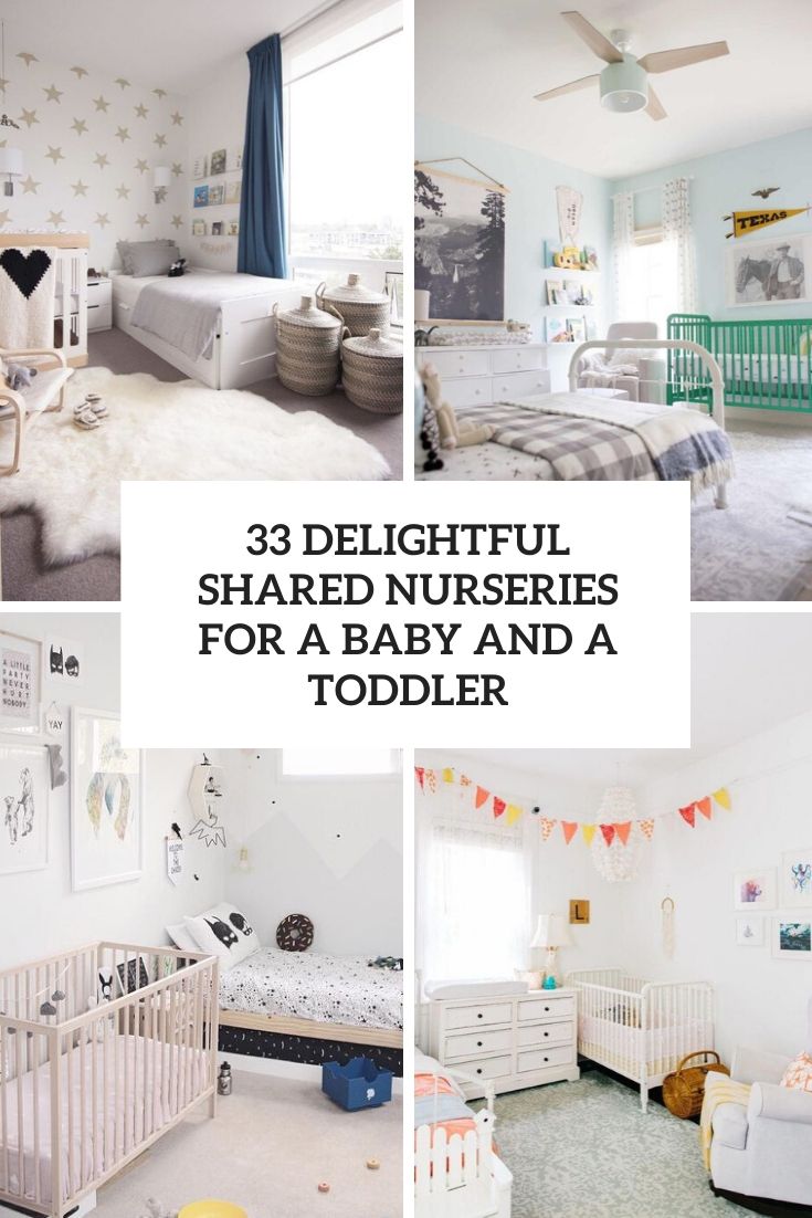 33 Delightful Shared Nurseries For A Baby And A Toddler - DigsDigs