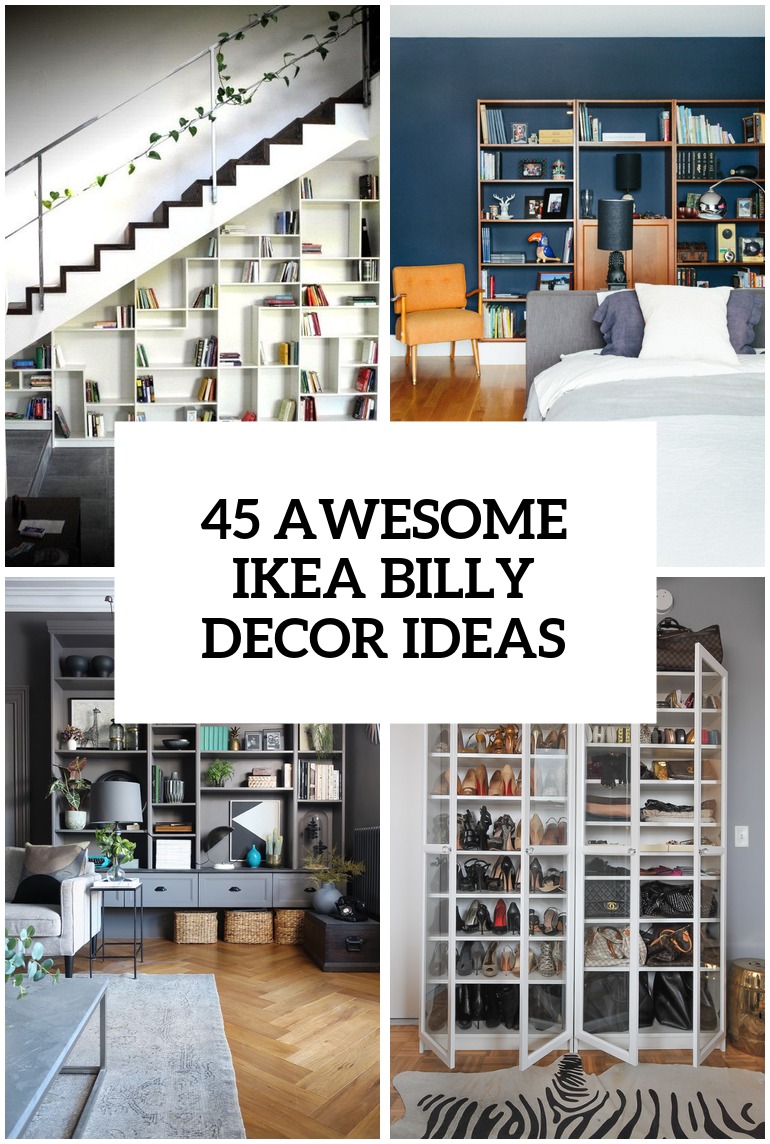 45 Awesome Ikea Billy Bookcases Ideas For Your Home Digsdigs