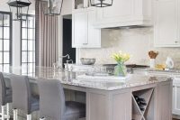 27 kitchen island with wine space