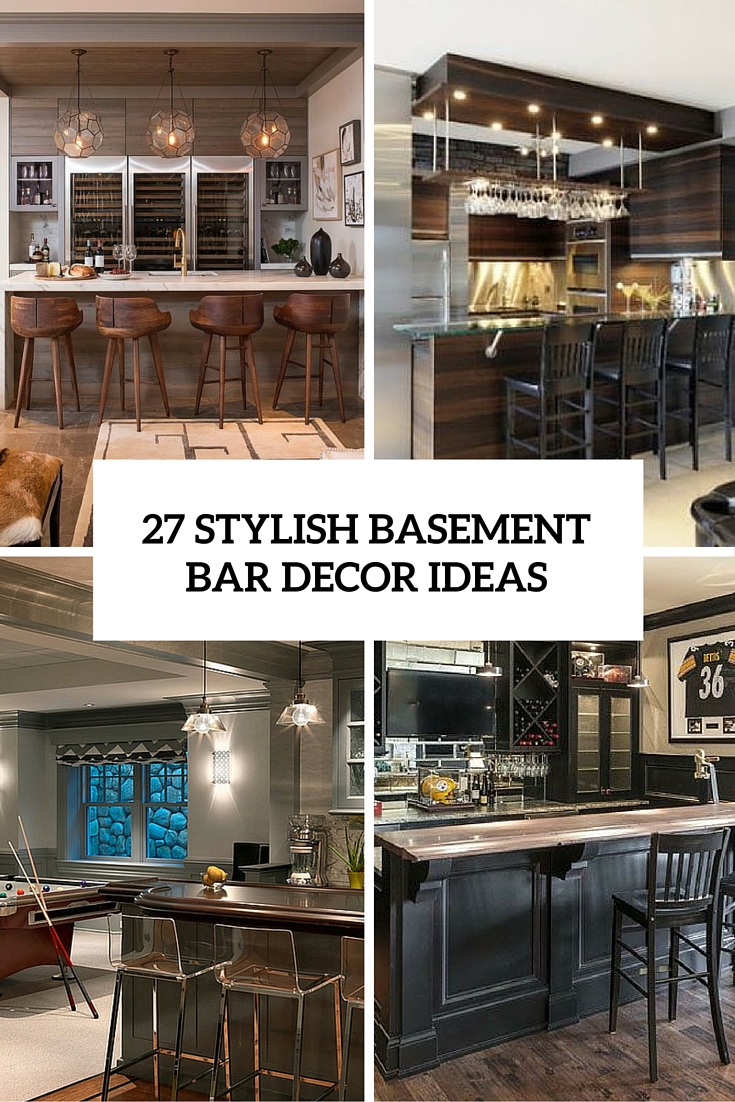 27 Stylish Basement Bar Dcor Ideas DigsDigs 27 Stylish Basement Bar Dcor Ideas DigsDigs