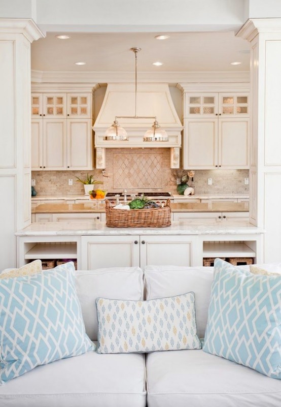 Tips To Unite The Kitchen And The Living Room Right