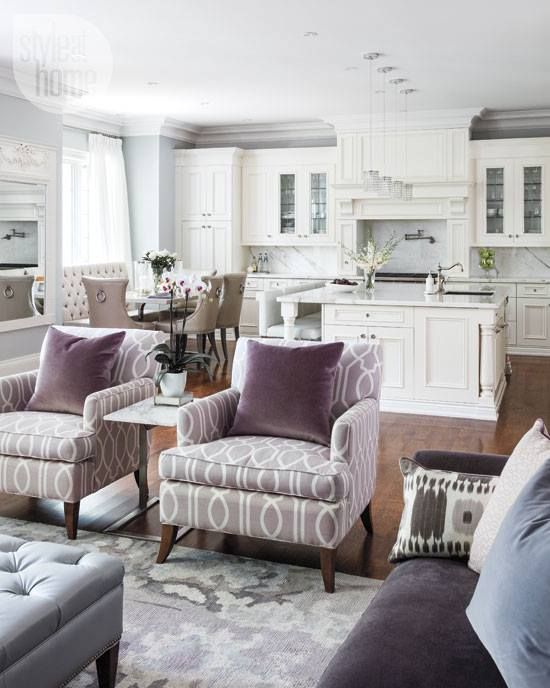 Tips To Unite The Kitchen And The Living Room Right