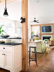 3 Tips To Unite The Kitchen And The Living Room Right