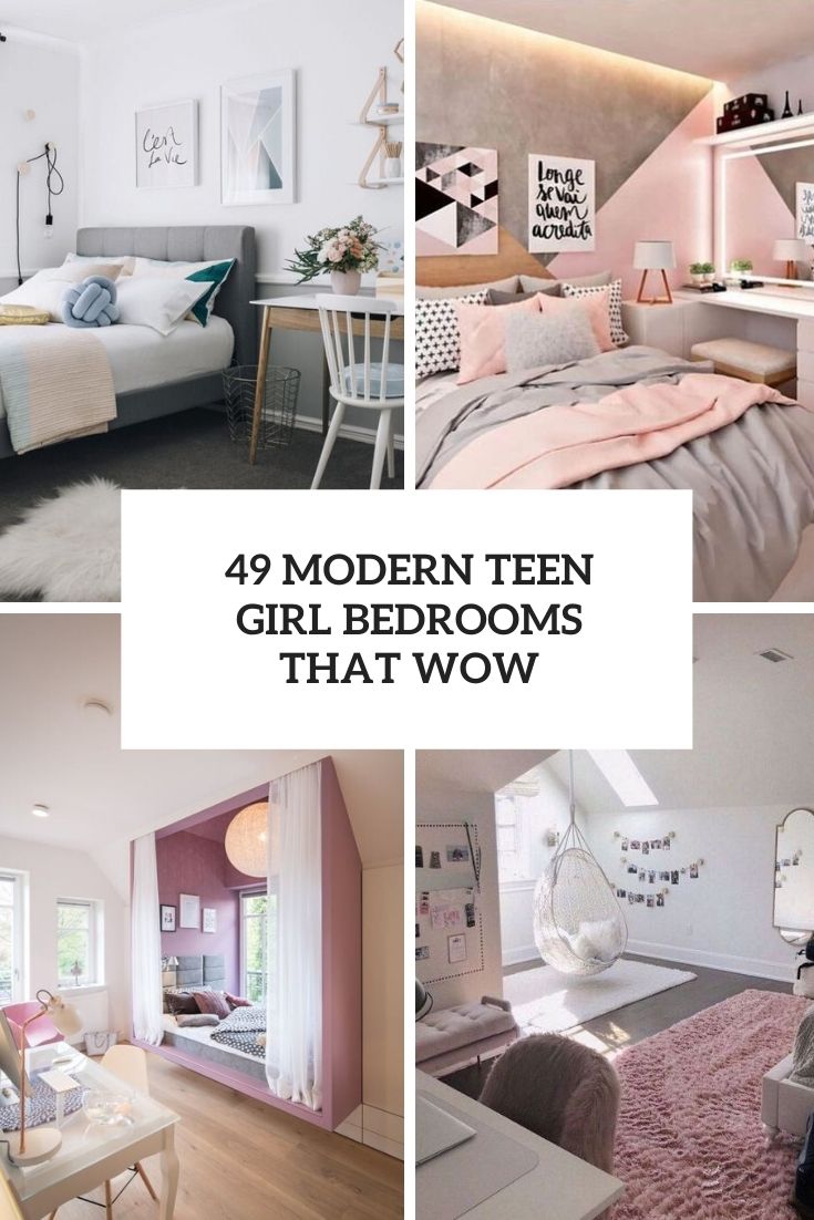 30 Modern Teen Girl Bedrooms That Wow DigsDigs