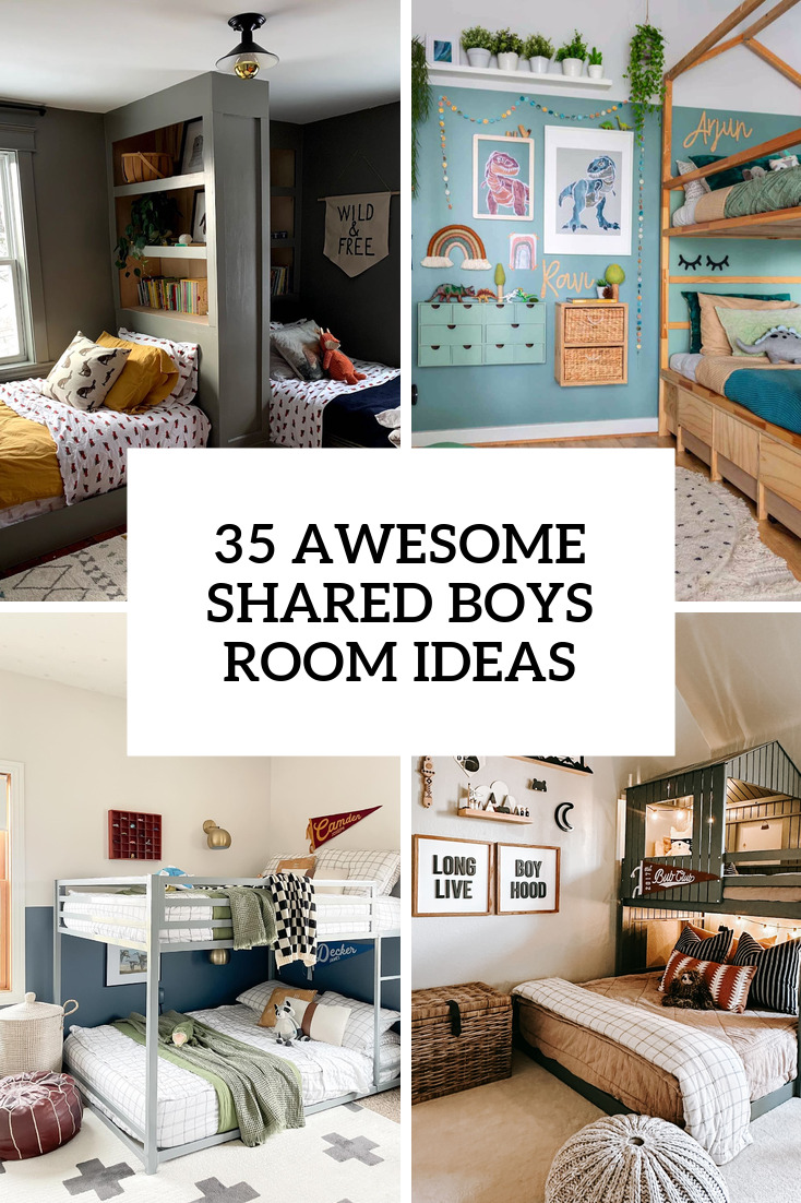 30 Awesome Shared Boys’ Room Designs To Try