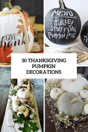 30 Thanksgiving Pumpkin Decorations Cover