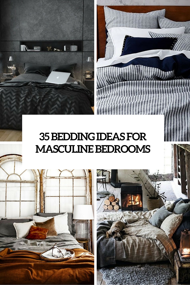 35 Awesome Bedding  Ideas  For Masculine Bedrooms  DigsDigs