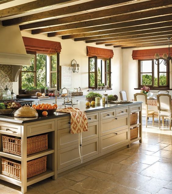 kitchen island with drawers and cubbies