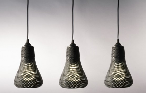 Printed Tailored Lampshades For Plumen Bulbs