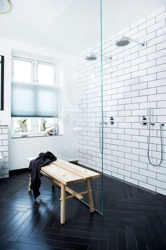 herringbone black