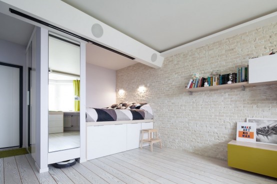 42 Square Meters Apartment With A Smart Design And Bright Accents 42-square-meters-apartment-with-a-smart-design-and-bright-accents