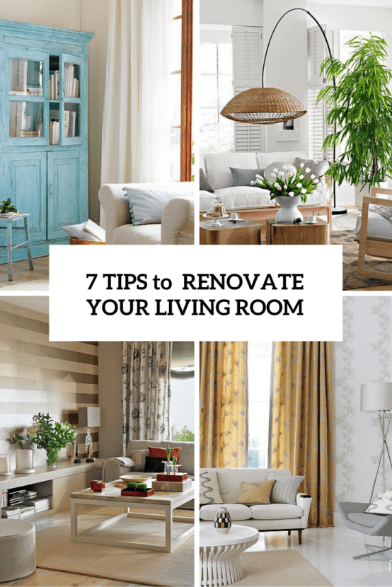 Tips To Trnovate Your Living Room Cover