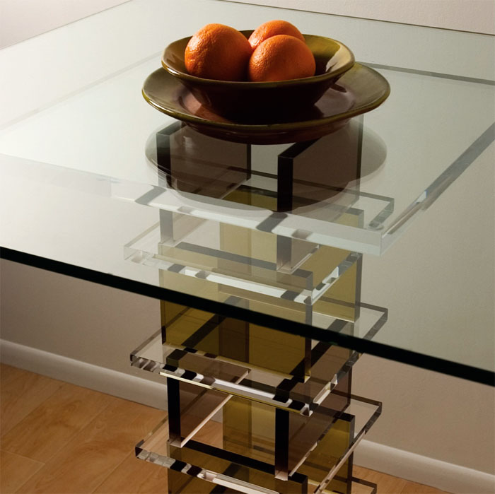 Beautiful Glass Bar Tables By H.studio
