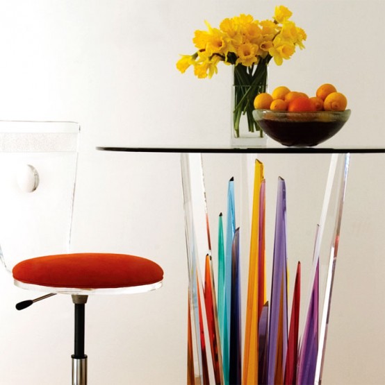 Beautiful Glass Bar Tables by H.studio DigsDigs