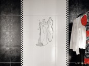 Beautiful Wall Tiles For Black And White Bathroom York By NovaBell