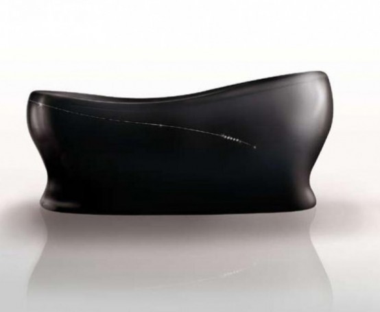 Black Freestanding Bathtubs By Gruppo Treesse