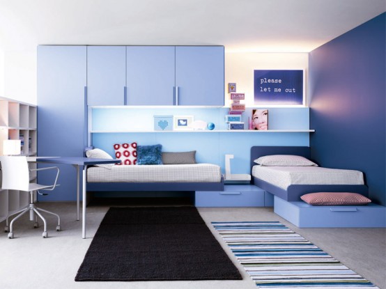 Bright And Ergonomic Furniture For Modern Teen Room By 