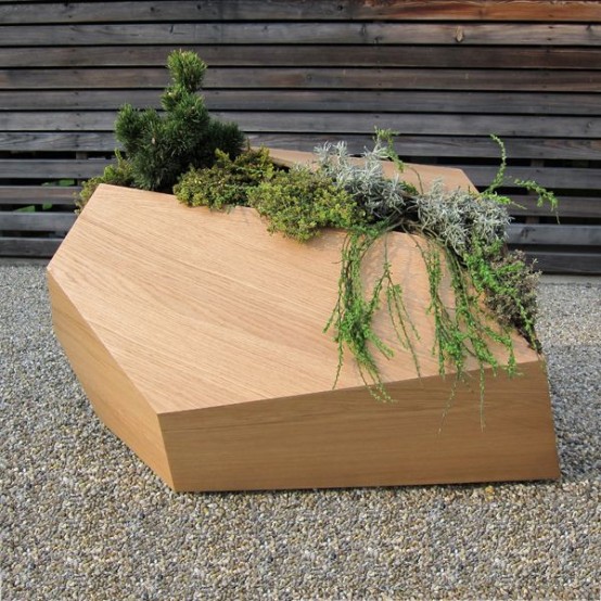 Wood Planters That Remind Real Life Growing Situations