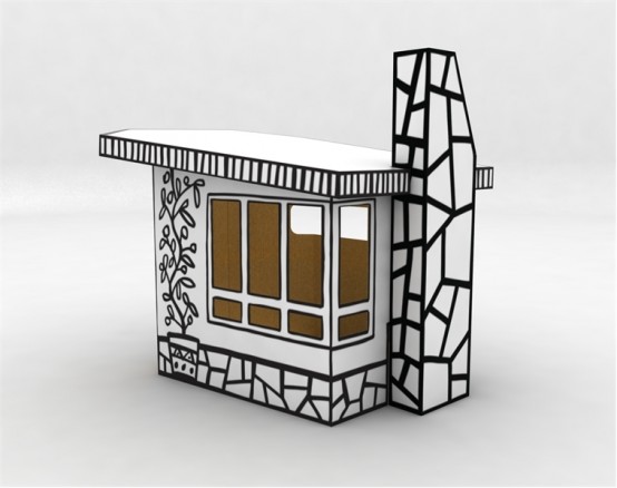 Cardboard Play House Villa Julia By Magis