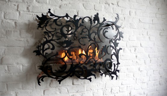 Charming Wall Mount Fireplace Mazzeto By Redwitz