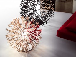Contemporary Fluorescent Lamps With Extraordinary Shape  Coral By Pallucco