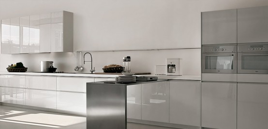 Contemporary Kitchen With Modular Work Island  EL_01 By Elmar