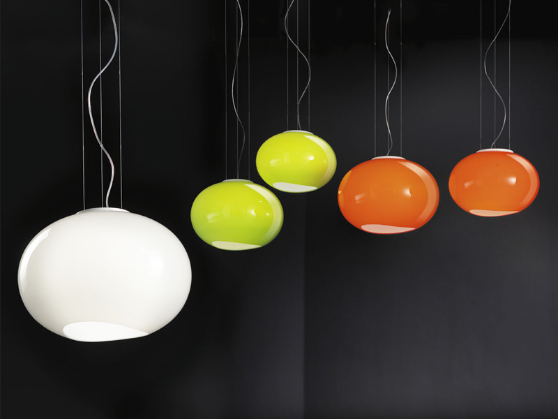 Cool Colorful Glass Lamps Noa By Lucente