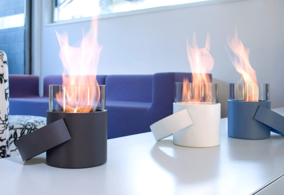 Cool Portable Fireplace HotPot By Conmoto