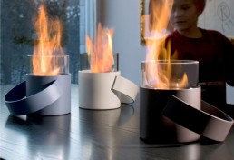 Cool Portable Fireplace HotPot By Conmoto