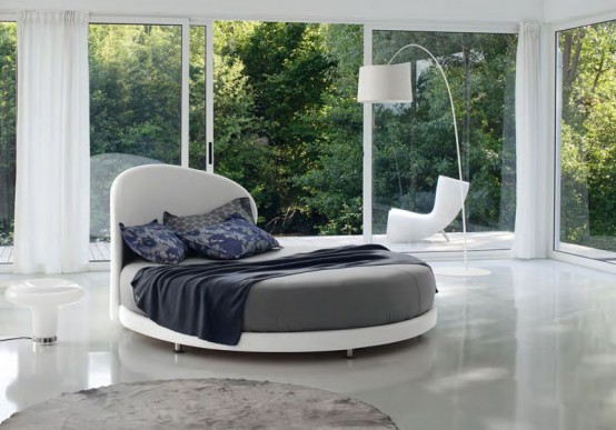 Cool Round Beds Kaleido From Euroform