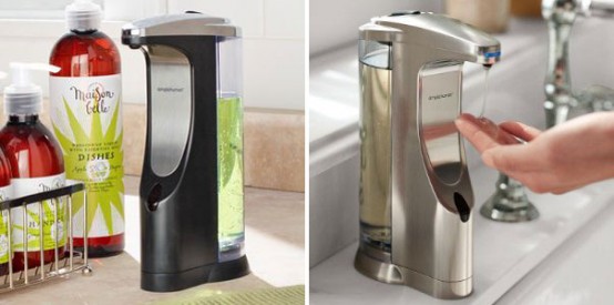 Cool Sensor Soap Pump For Kitchen And Bathroom By Simplehuman