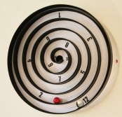 Cool Wall Clock With Balls Instead Hands  Aspiral Clock By Will Aspinall And Neil Lambeth