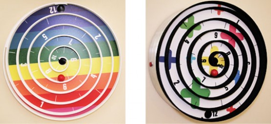 Cool Wall Clock With Balls Instead Hands  Aspiral Clock By Will Aspinall And Neil Lambeth
