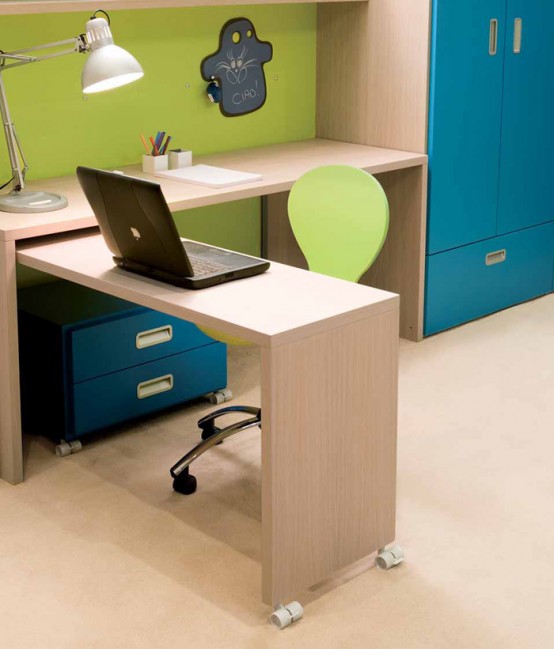 Cool And Ergonomic Bedroom Ideas For Two Children By DearKids DigsDigs