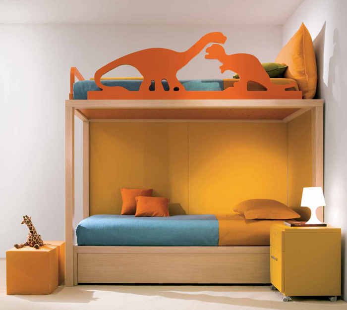 Cool and Ergonomic Bedroom Ideas for Two Children by DearKids | DigsDigs