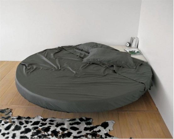 Cool Round Floating Bed Fluttua C By Lago