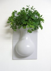 Cool Wall Flower Vase Flow By Ernest Perera
