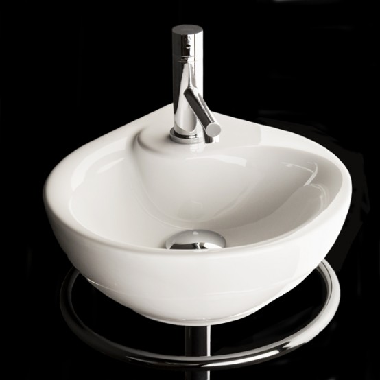 Corner Sink For Small Bathroom – Piccolo By Lacava