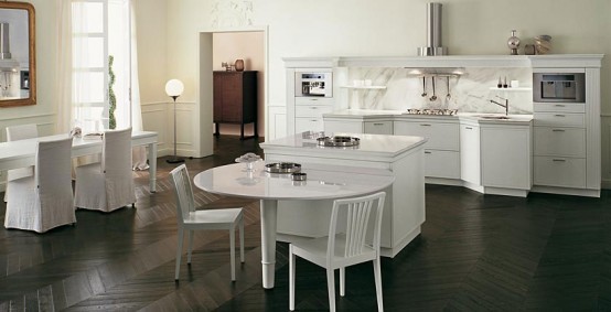Cozy Classic Kitchen Designs Florence By Snaidero