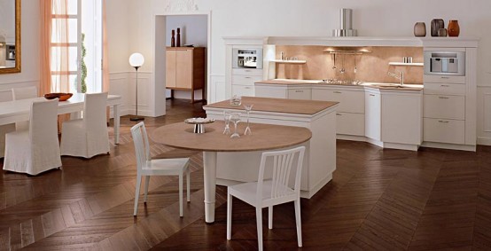 Cozy Classic Kitchen Designs Florence By Snaidero
