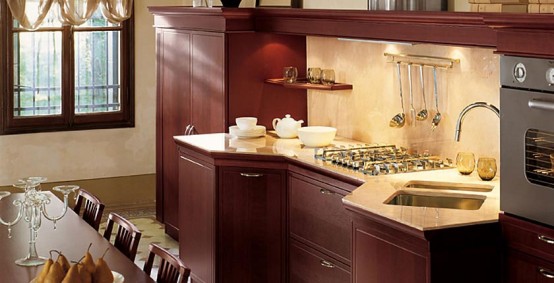 Cozy Classic Kitchen Designs Florence By Snaidero