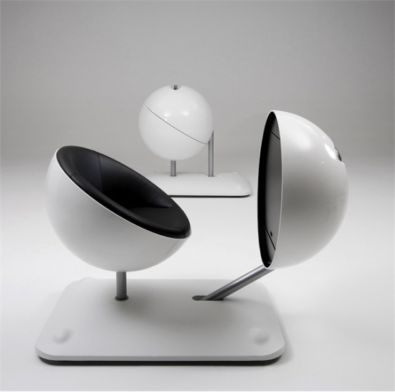 Creative And Ergonomic Work Station Globus By Artifort