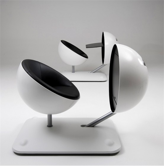 Creative And Ergonomic Work Station Globus By Artifort