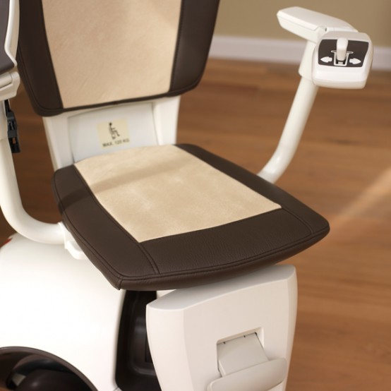 Curved Stair Lift Sinor By ThyssenKrupp Monolift
